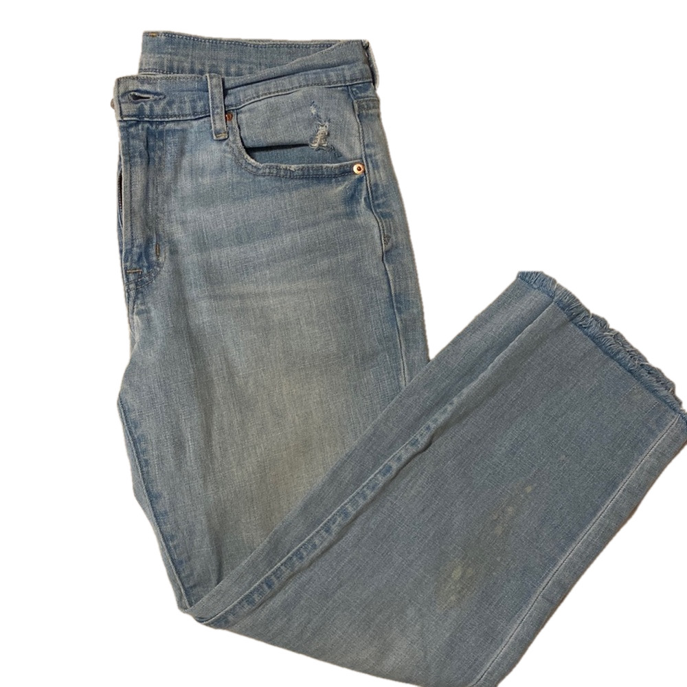 GAP Women's Straight Leg Jeans - Light Blue